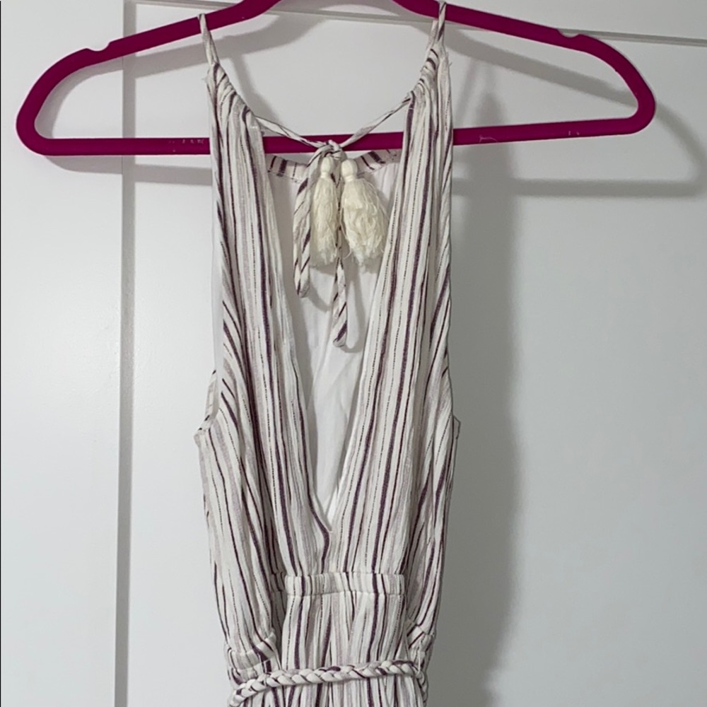 SOLD Striped Tassle Romper NWOT - Picture 3 of 10